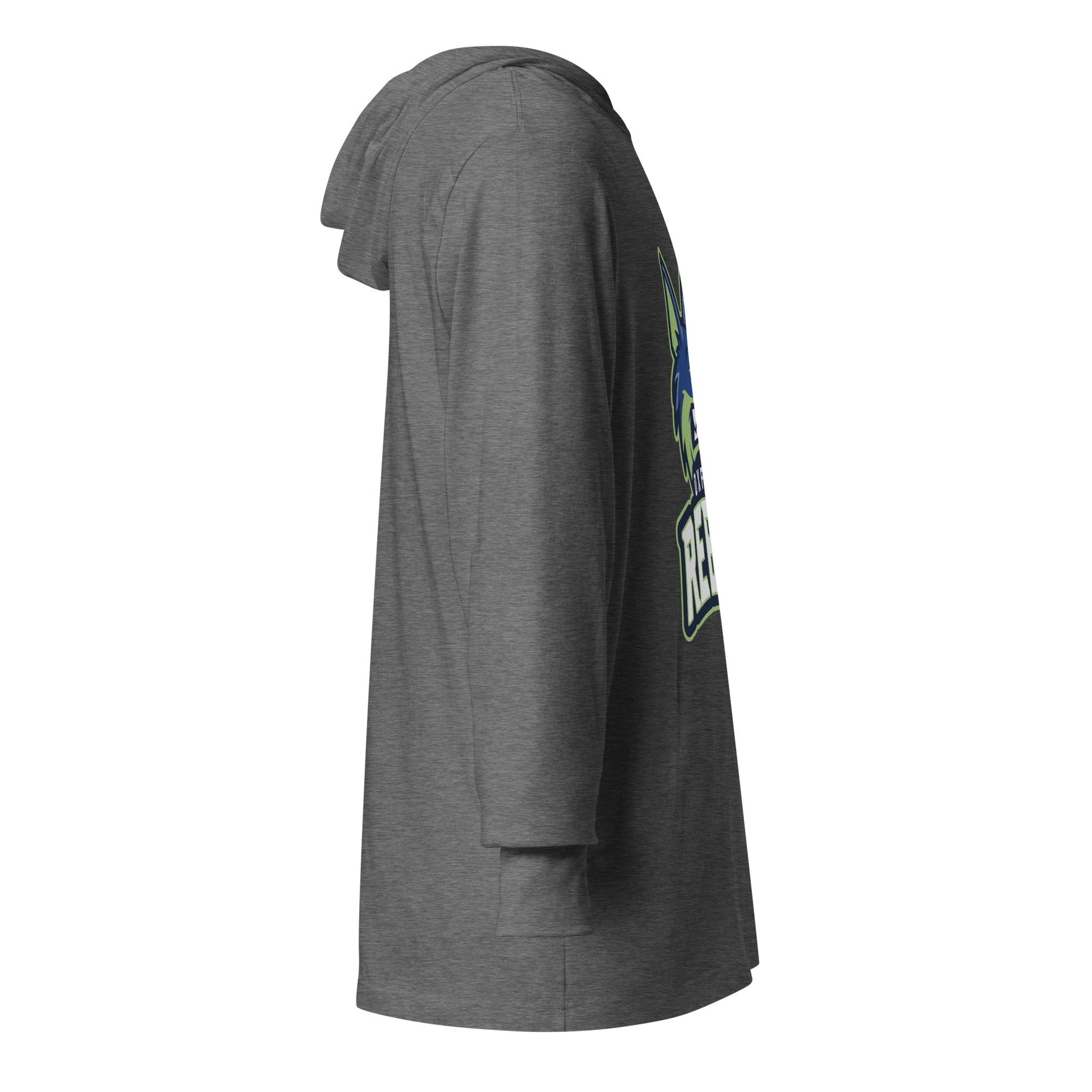 Performance | Hooded Long Sleeve T Shirt | Oxford Rebels 12U | Mascot Logo