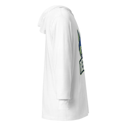 Performance | Hooded Long Sleeve T Shirt | Oxford Rebels 12U | Mascot Logo