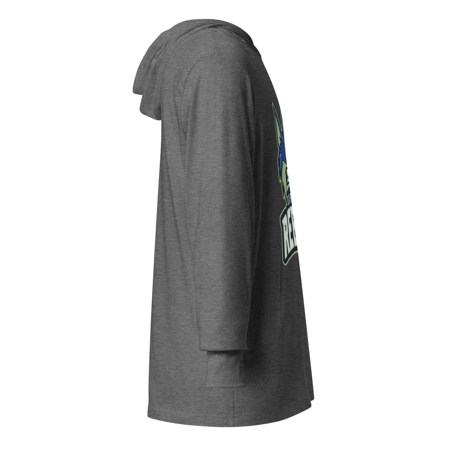 Performance | Hooded Long Sleeve T Shirt | Oxford Rebels 12U | Mascot Logo