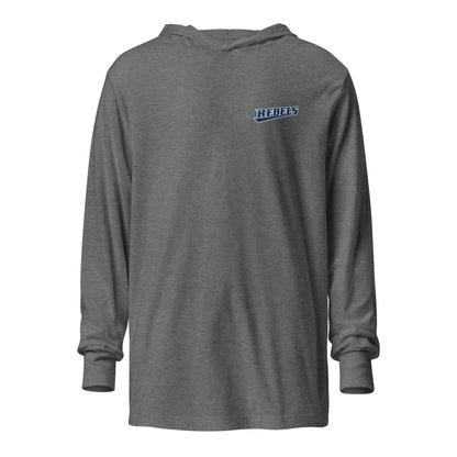 Performance | Hooded Long Sleeve T Shirt | Oxford Rebels 12U | Script Logo