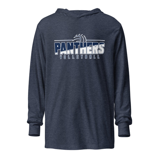 Performance | Hooded Long Sleeve T Shirt | Page County High School Volleyball | Crest Logo