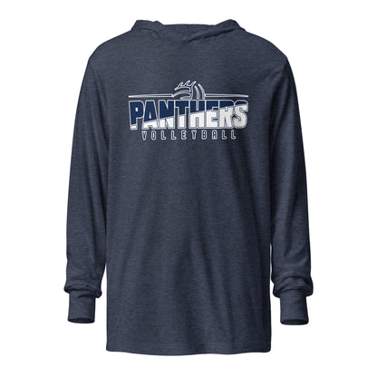 Performance | Hooded Long Sleeve T Shirt | Page County High School Volleyball | Crest Logo