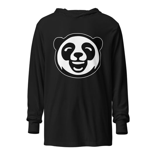 Performance | Hooded Long Sleeve T Shirt | Panda Lacrosse Club | Mascot Logo