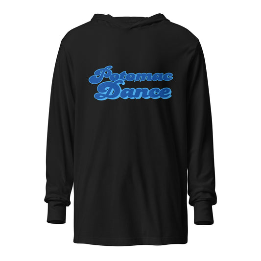 Performance | Hooded Long Sleeve T Shirt | PANTHER ROYALE | Potomac Dance Logo