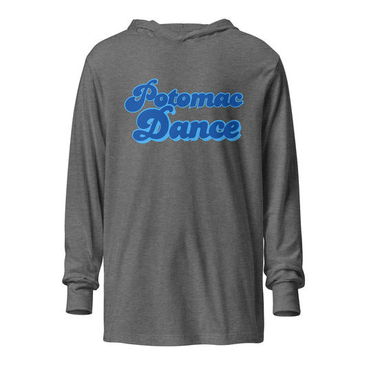 Performance | Hooded Long Sleeve T Shirt | PANTHER ROYALE | Potomac Dance Logo
