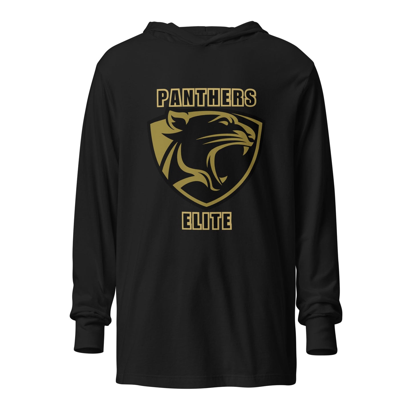 Performance | Hooded Long Sleeve T Shirt | Panthers Elite | Shield Logo