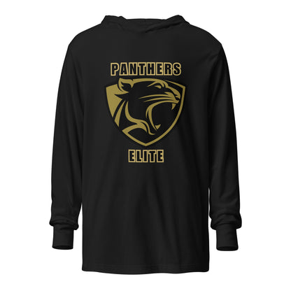 Performance | Hooded Long Sleeve T Shirt | Panthers Elite | Shield Logo