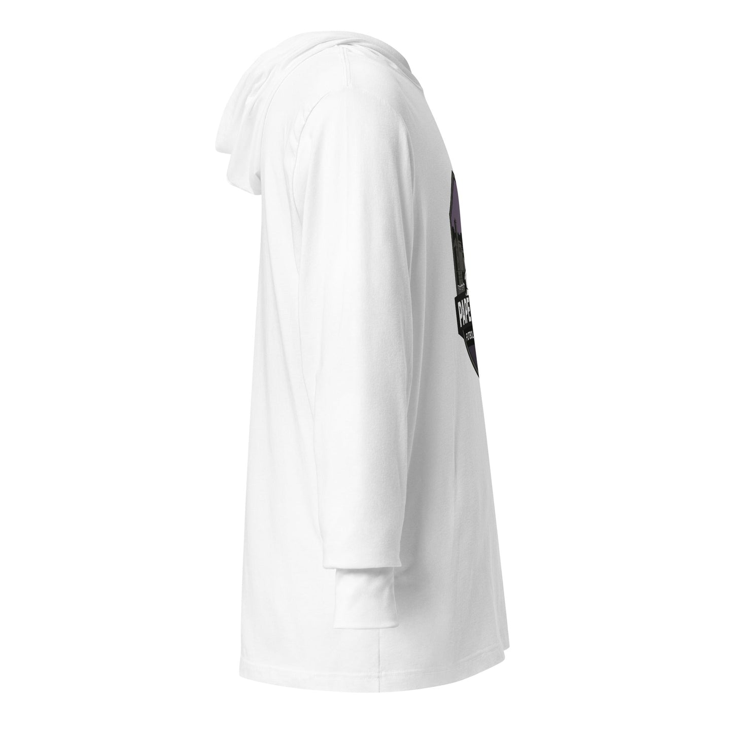 Performance | Hooded Long Sleeve T Shirt | Paper City Futbol Academy | Vanguard Shield Logo