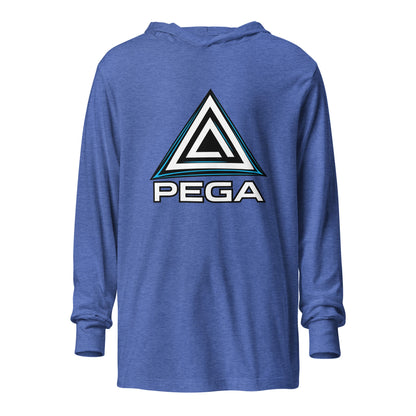 Performance | Hooded Long Sleeve T Shirt | PEGA | Icon Logo