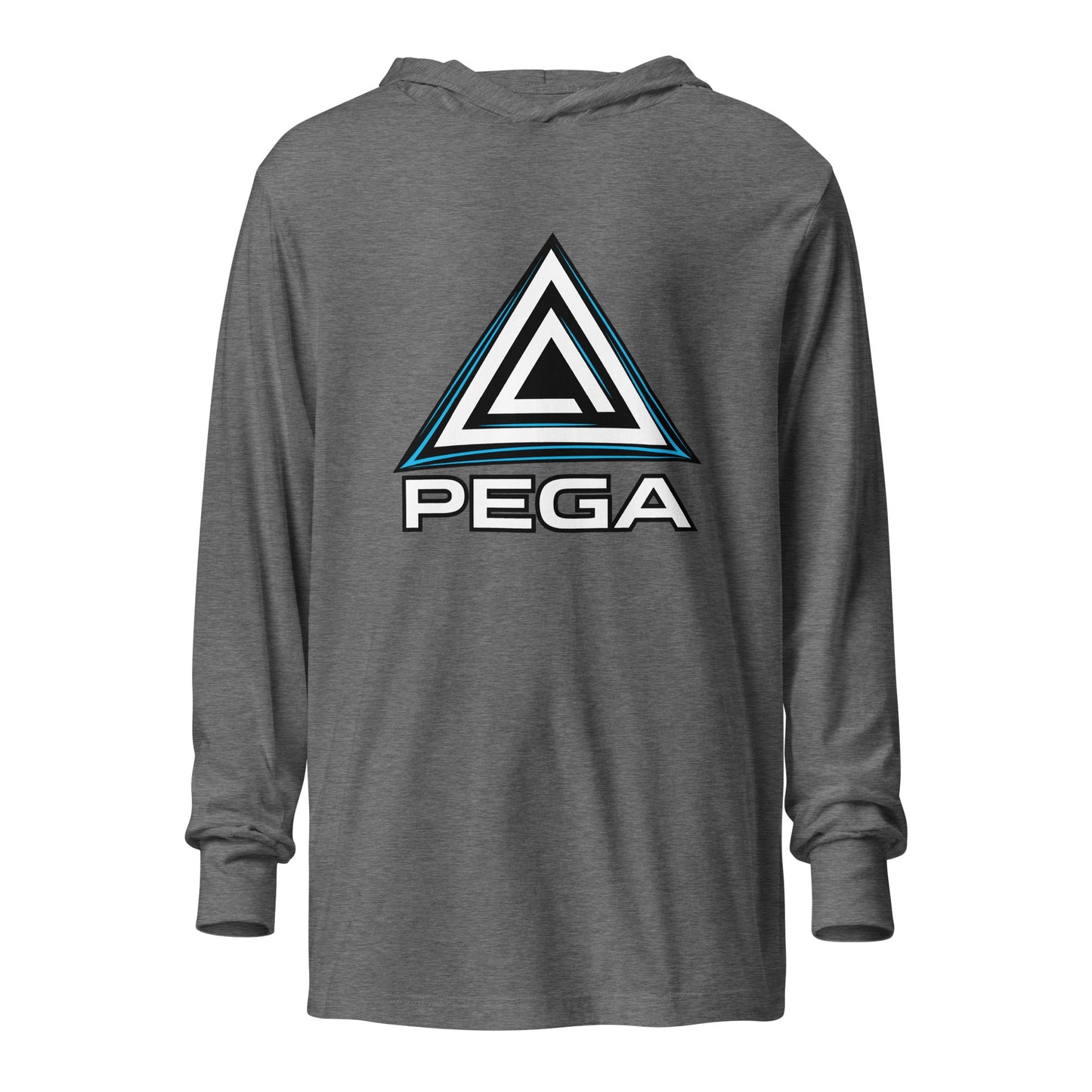 Performance | Hooded Long Sleeve T Shirt | PEGA | Icon Logo