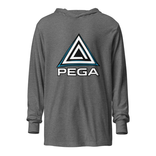 Performance | Hooded Long Sleeve T Shirt | PEGA | Icon Logo
