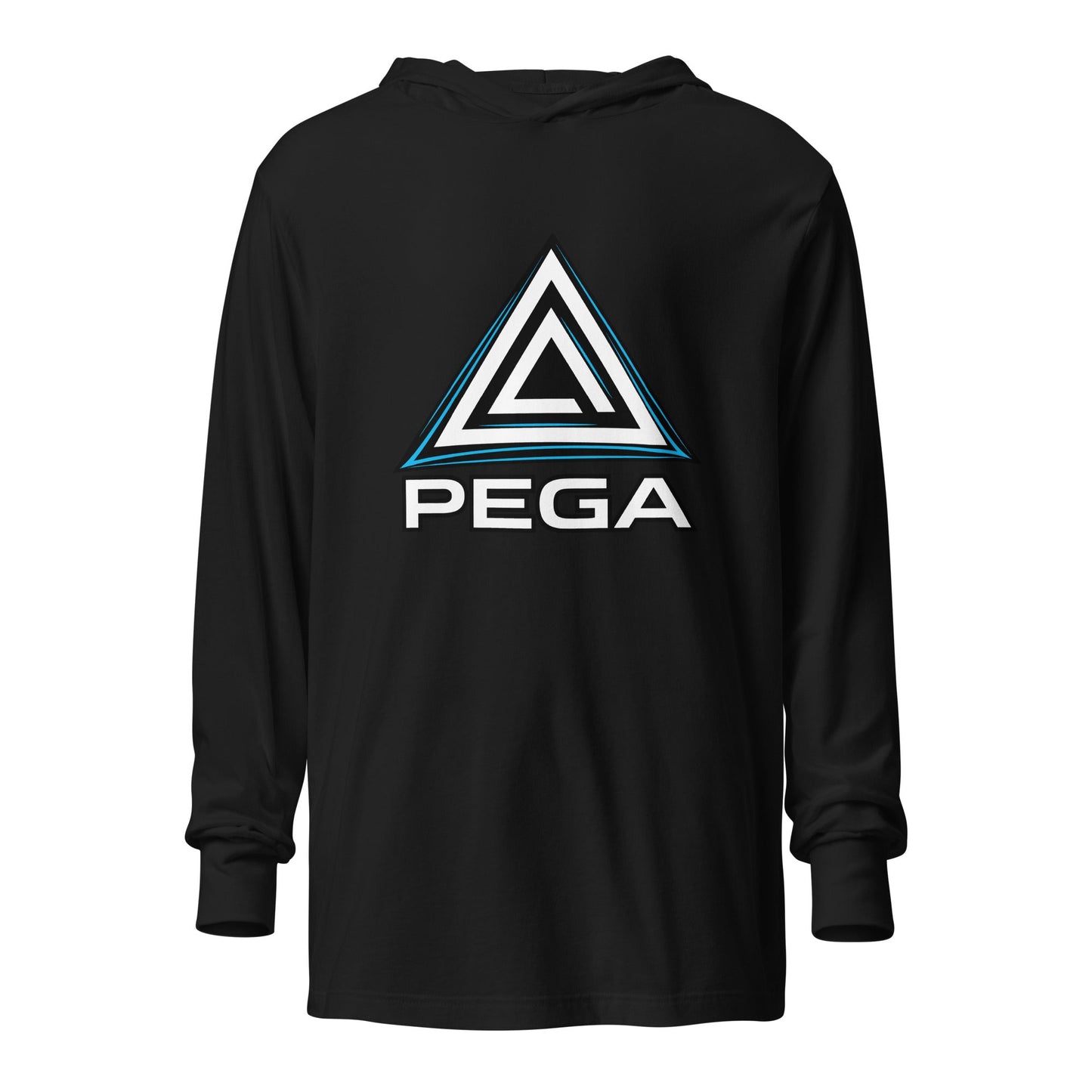 Performance | Hooded Long Sleeve T Shirt | PEGA | Icon Logo