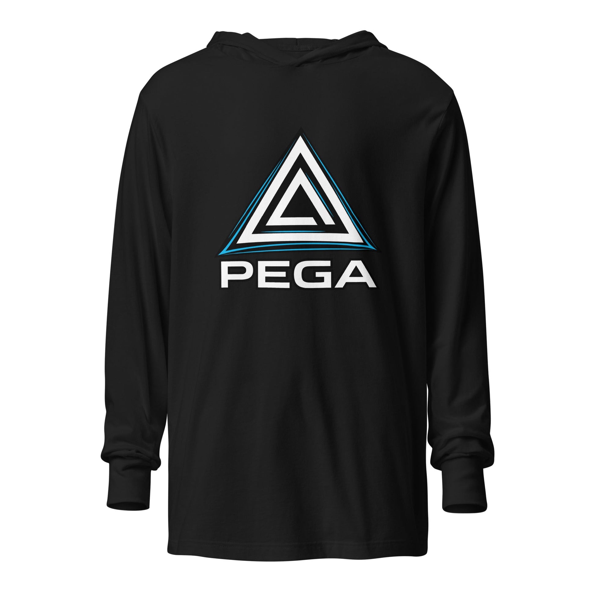 Performance | Hooded Long Sleeve T Shirt | PEGA | Icon Logo