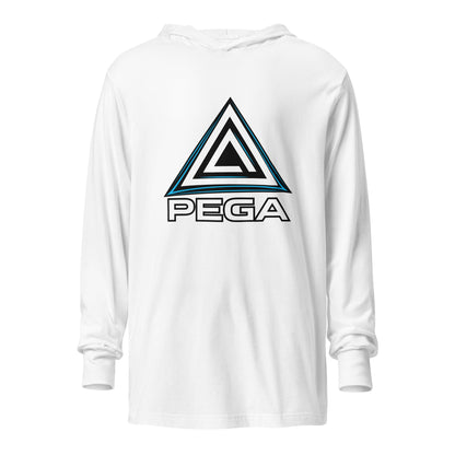 Performance | Hooded Long Sleeve T Shirt | PEGA | Icon Logo
