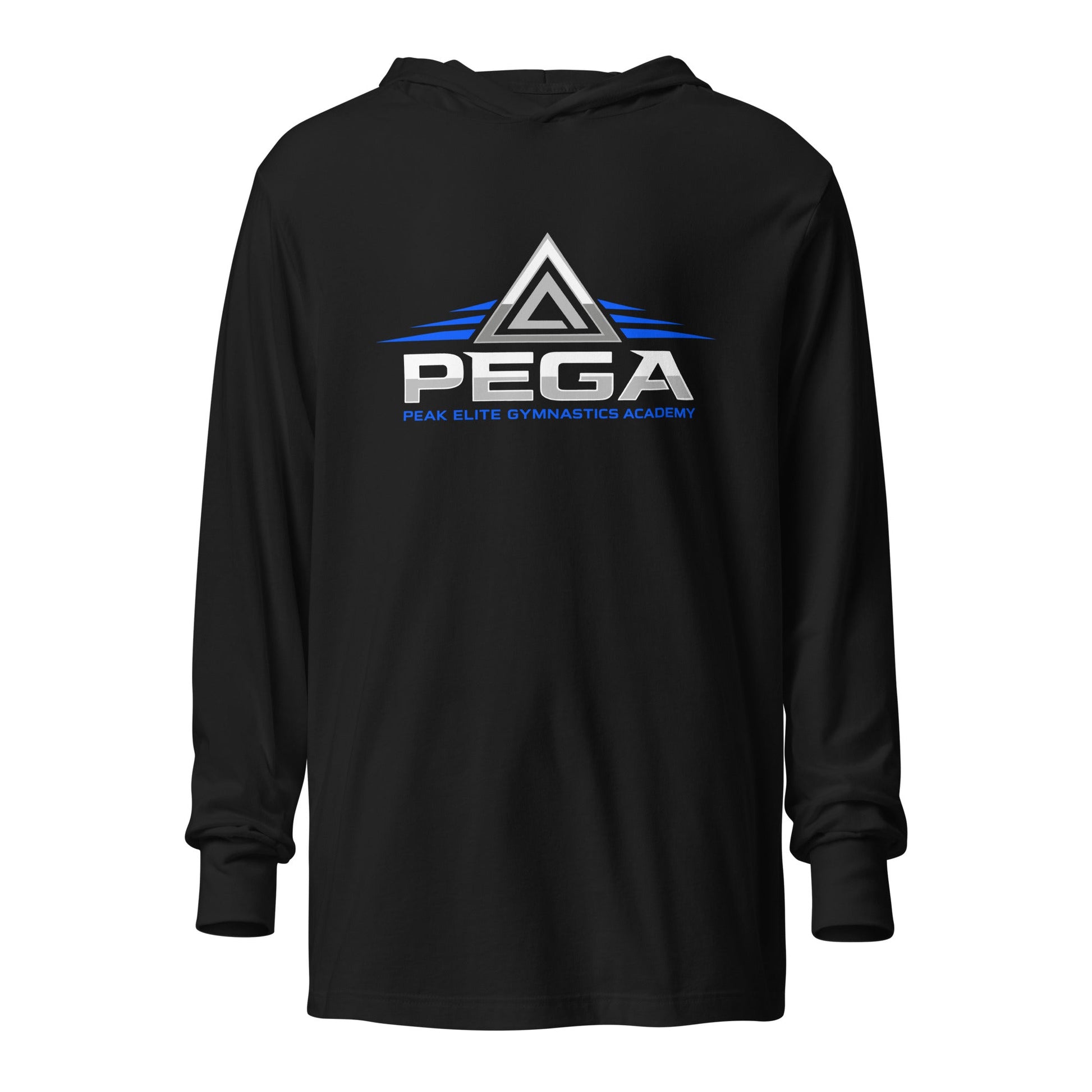 Performance | Hooded Long Sleeve T Shirt | PEGA | Summit Elite Logo