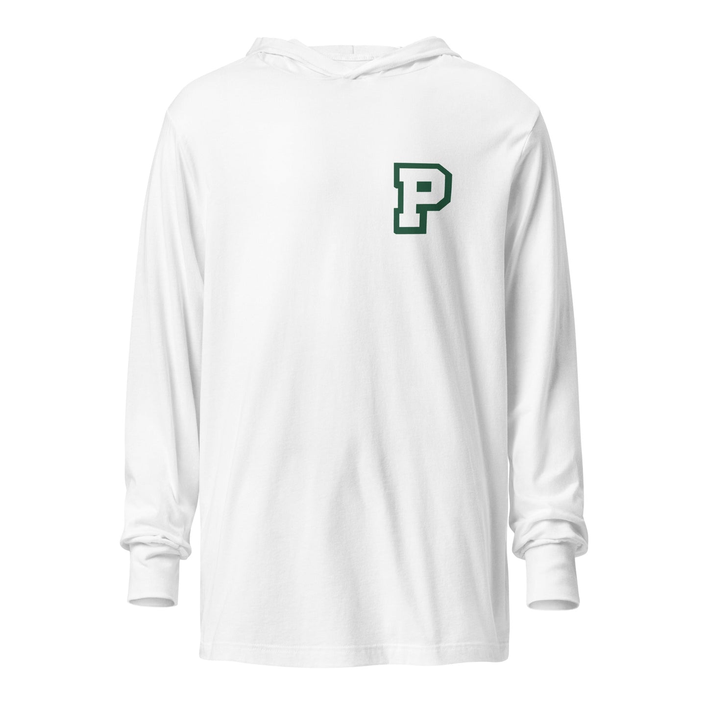 Performance | Hooded Long Sleeve T Shirt | Pentucket Youth Football and Cheer | Mark Logo