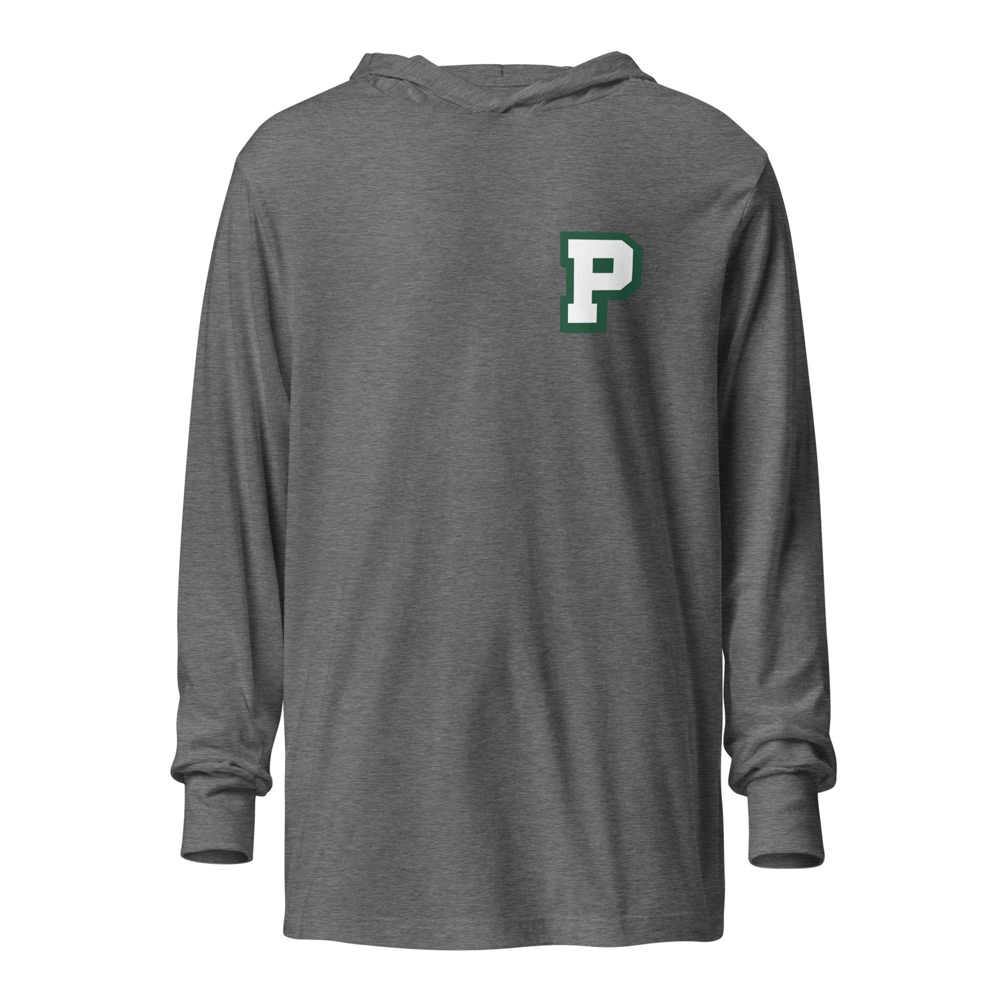 Performance | Hooded Long Sleeve T Shirt | Pentucket Youth Football and Cheer | Mark Logo