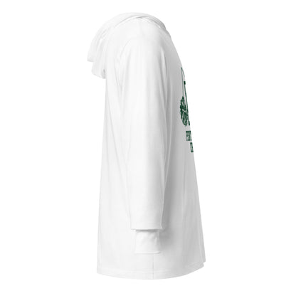 Performance | Hooded Long Sleeve T Shirt | Pentucket Youth Football and Cheer | Sideline Vanguard Logo
