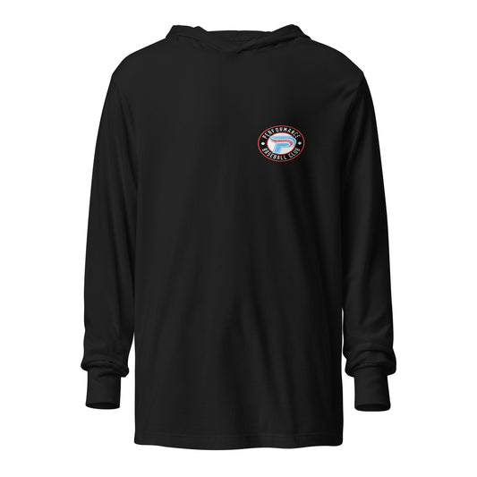Performance | Hooded Long Sleeve T Shirt | Performance Baseball Club | Alt Logo