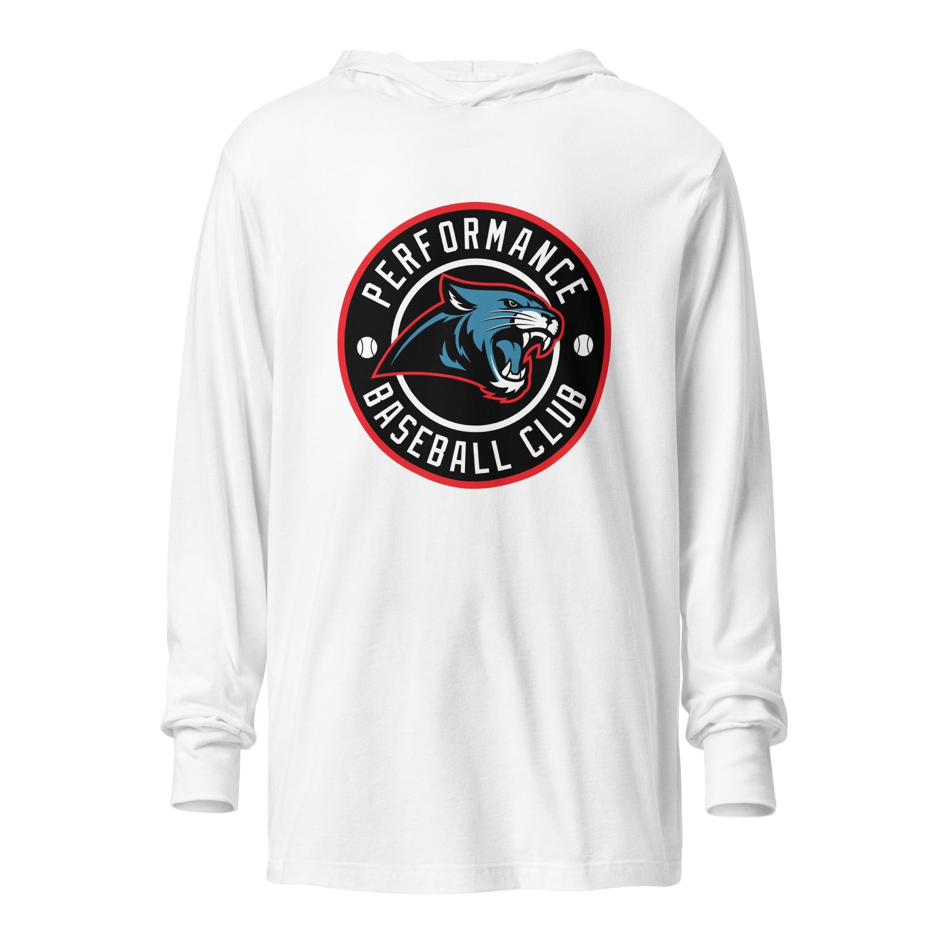 Performance | Hooded Long Sleeve T Shirt | Performance Baseball Club
