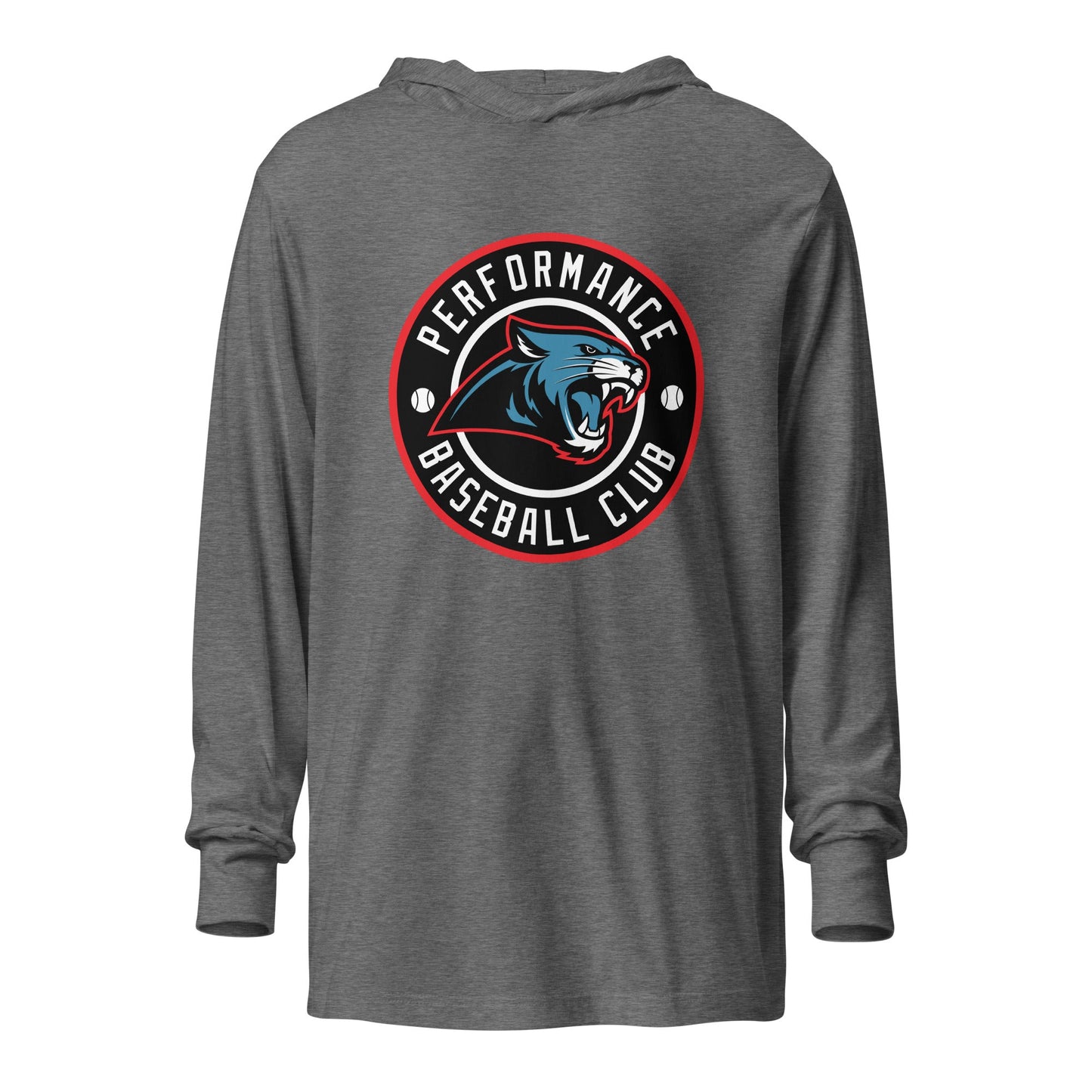 Performance | Hooded Long Sleeve T Shirt | Performance Baseball Club