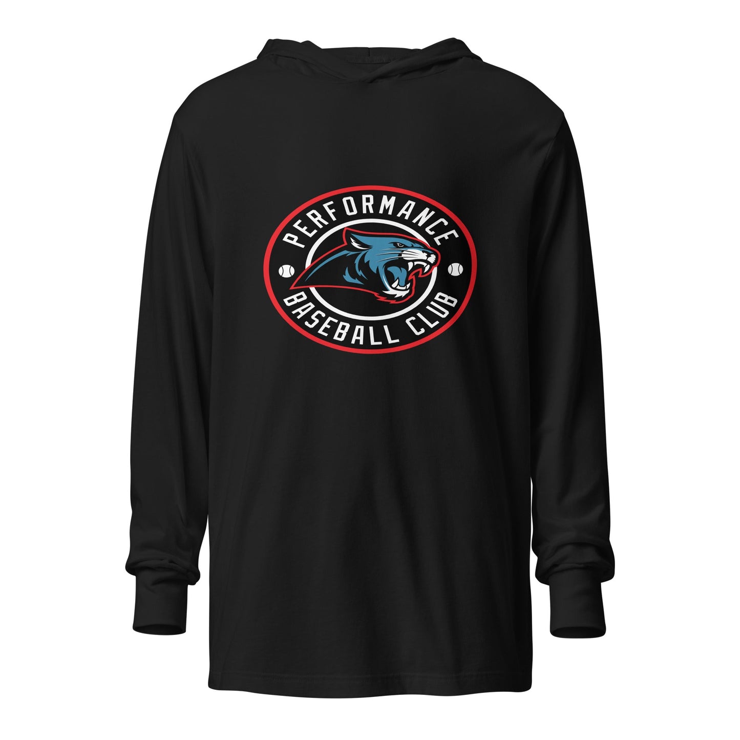 Performance | Hooded Long Sleeve T Shirt | Performance Baseball Club