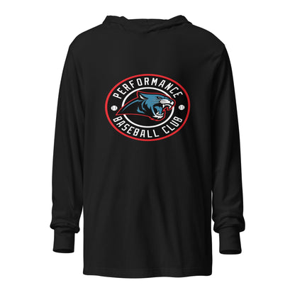 Performance | Hooded Long Sleeve T Shirt | Performance Baseball Club
