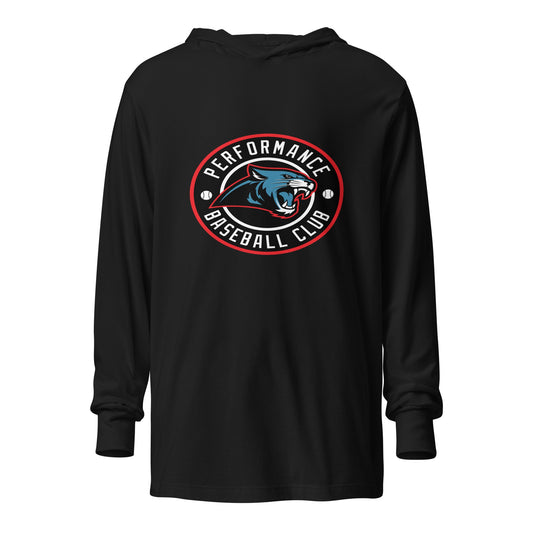 Performance | Hooded Long Sleeve T Shirt | Performance Baseball Club