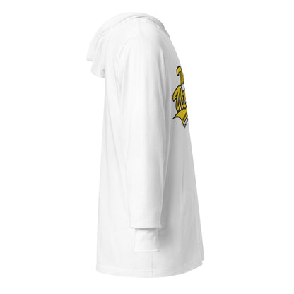 Performance | Hooded Long Sleeve T Shirt | Pfeiffer University Golf | Village Logo