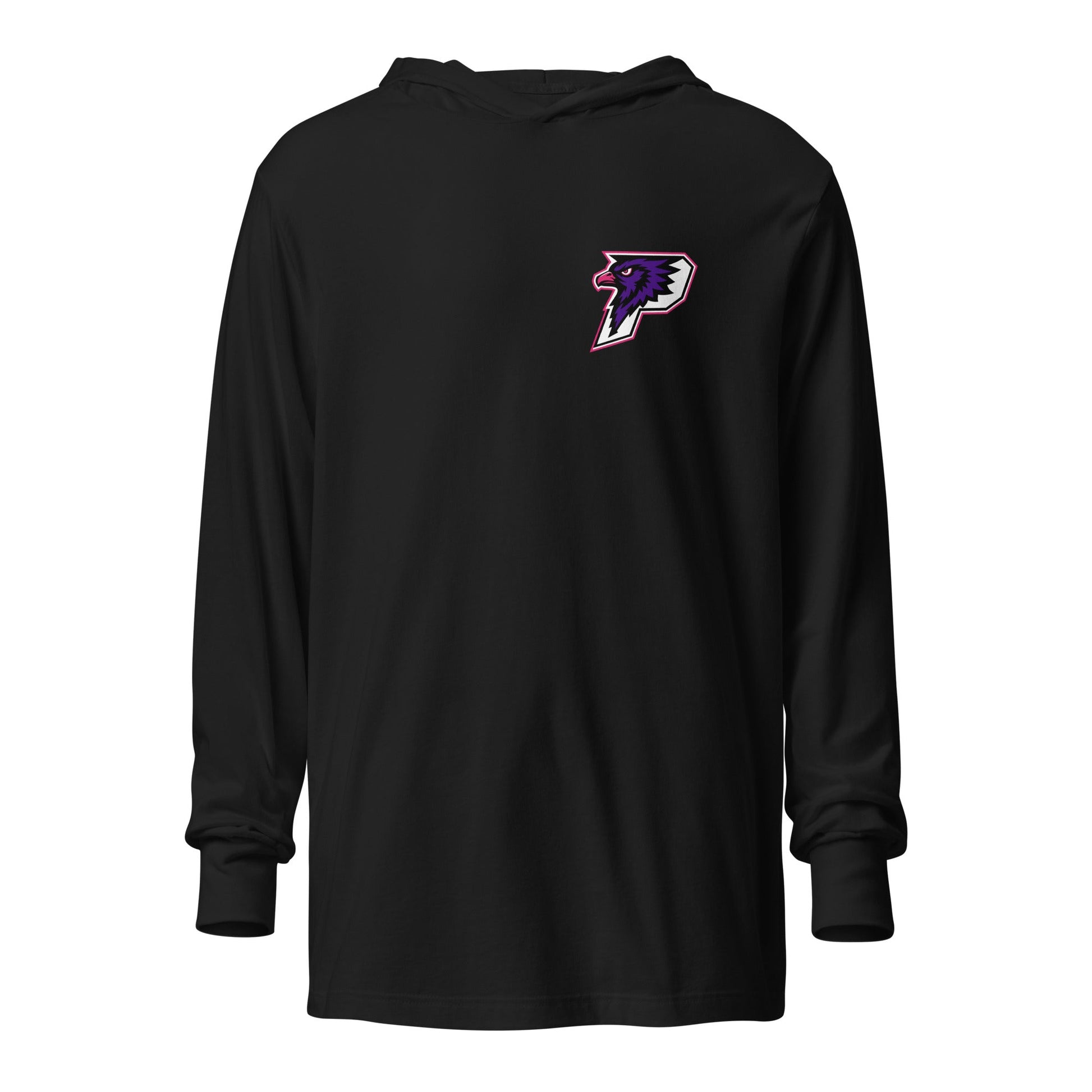 Performance | Hooded Long Sleeve T Shirt | Phoenix Fastpitch | Apex P-Hawks Logo