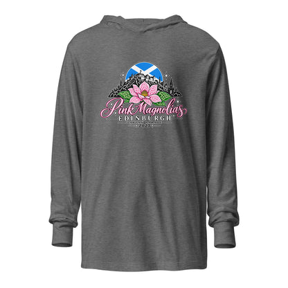 Performance | Hooded Long Sleeve T Shirt | Pink Magnolias Dance | Vanguard Logo