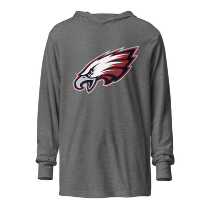 Performance | Hooded Long Sleeve T Shirt | Pisgah Rec League | Eagle Logo