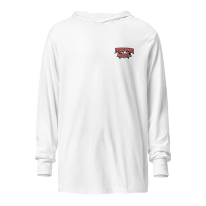 Performance | Hooded Long Sleeve T Shirt | Pisgah Rec League | Pisgah Baseball Logo