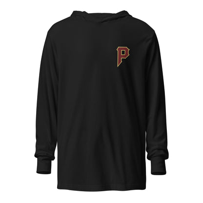 Performance | Hooded Long Sleeve T Shirt | Port City Pirates | P-Mark Logo