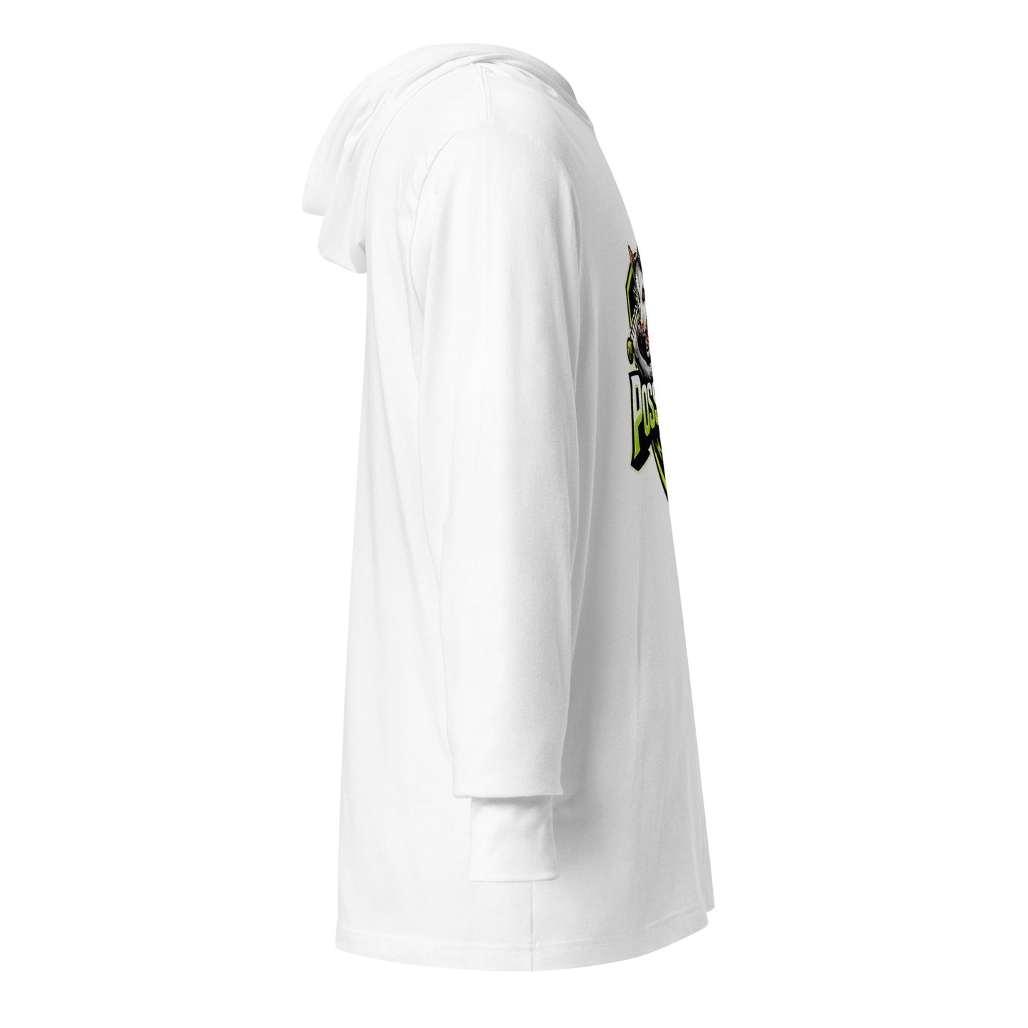 Performance | Hooded Long Sleeve T Shirt | Possums | Mascot Logo