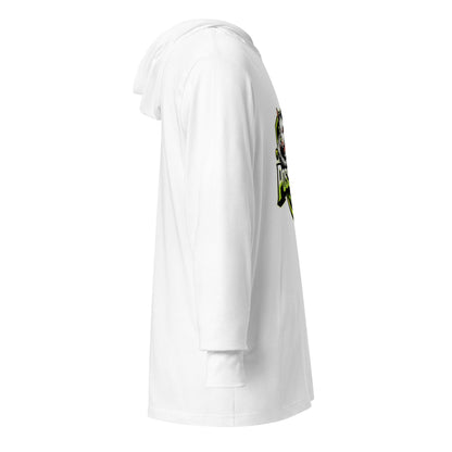 Performance | Hooded Long Sleeve T Shirt | Possums | Mascot Logo