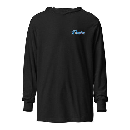 Performance | Hooded Long Sleeve T Shirt | Poudre Football | Emblem Logo