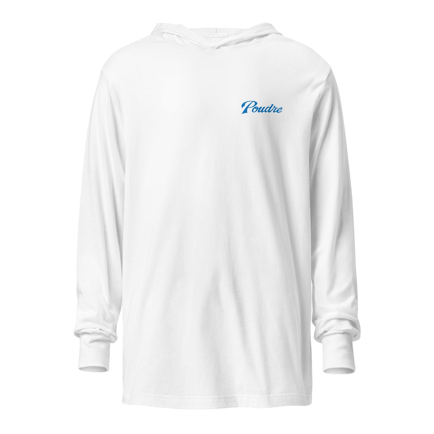 Performance | Hooded Long Sleeve T Shirt | Poudre Football | Emblem Logo