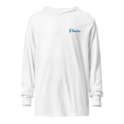 Performance | Hooded Long Sleeve T Shirt | Poudre Football | Emblem Logo