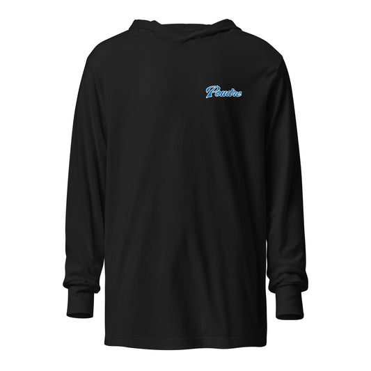 Performance | Hooded Long Sleeve T Shirt | Poudre Football | Emblem Logo