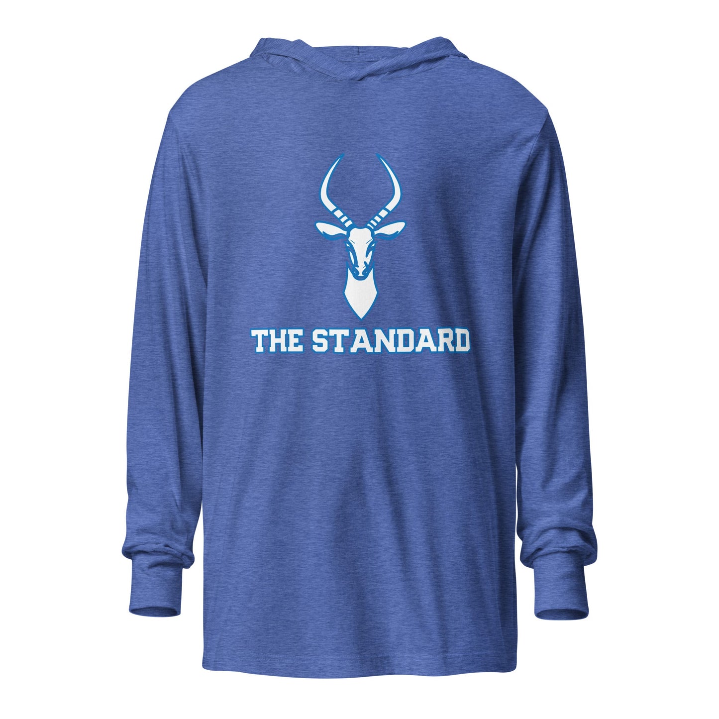 Performance | Hooded Long Sleeve T Shirt | Poudre Football | Standard Mark Logo