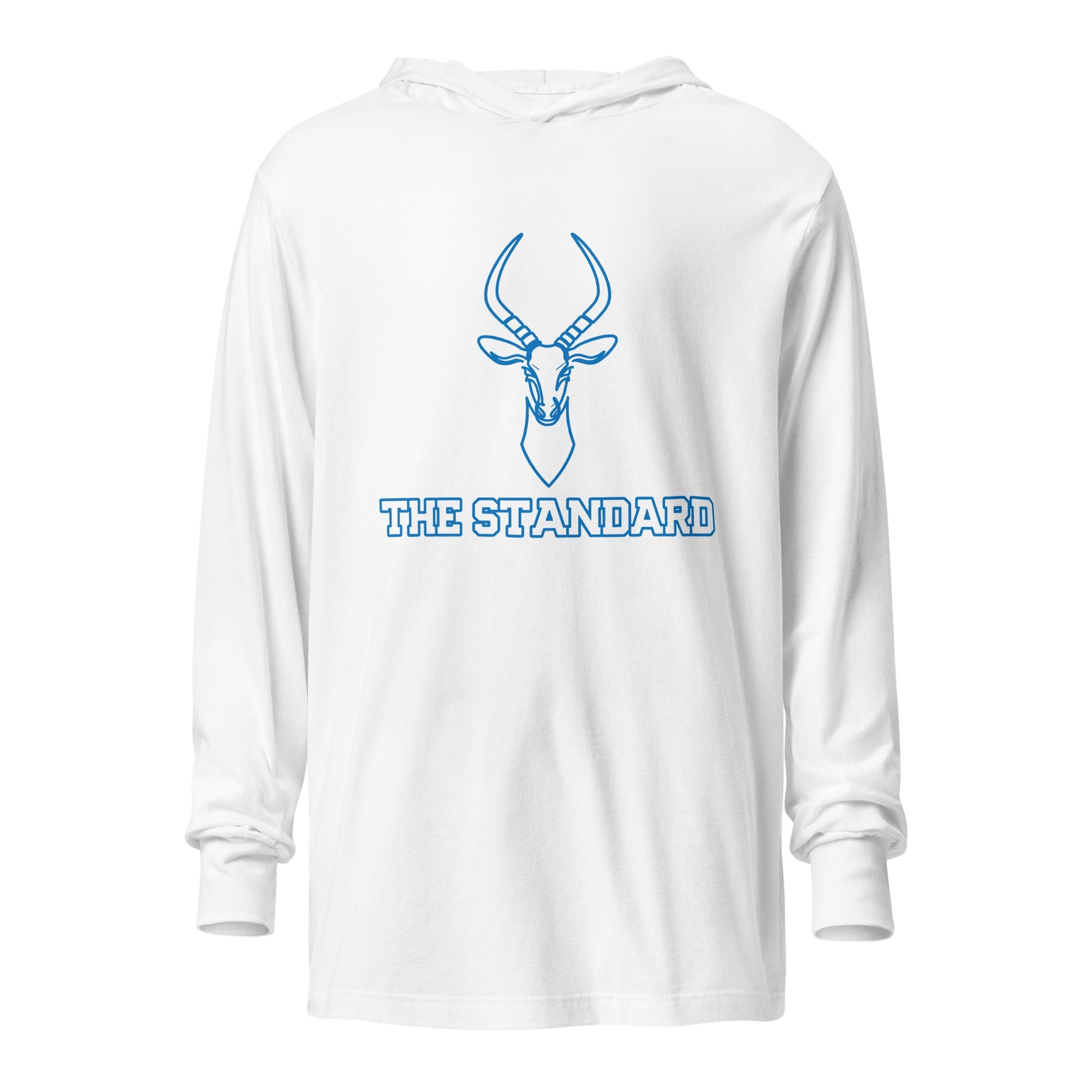 Performance | Hooded Long Sleeve T Shirt | Poudre Football | Standard Mark Logo
