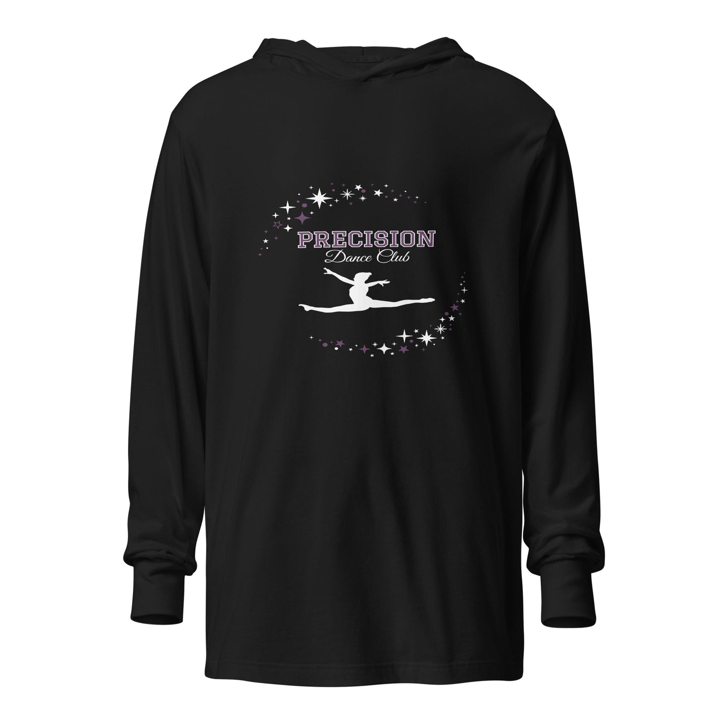 Performance | Hooded Long Sleeve T Shirt | Precision Dance Club