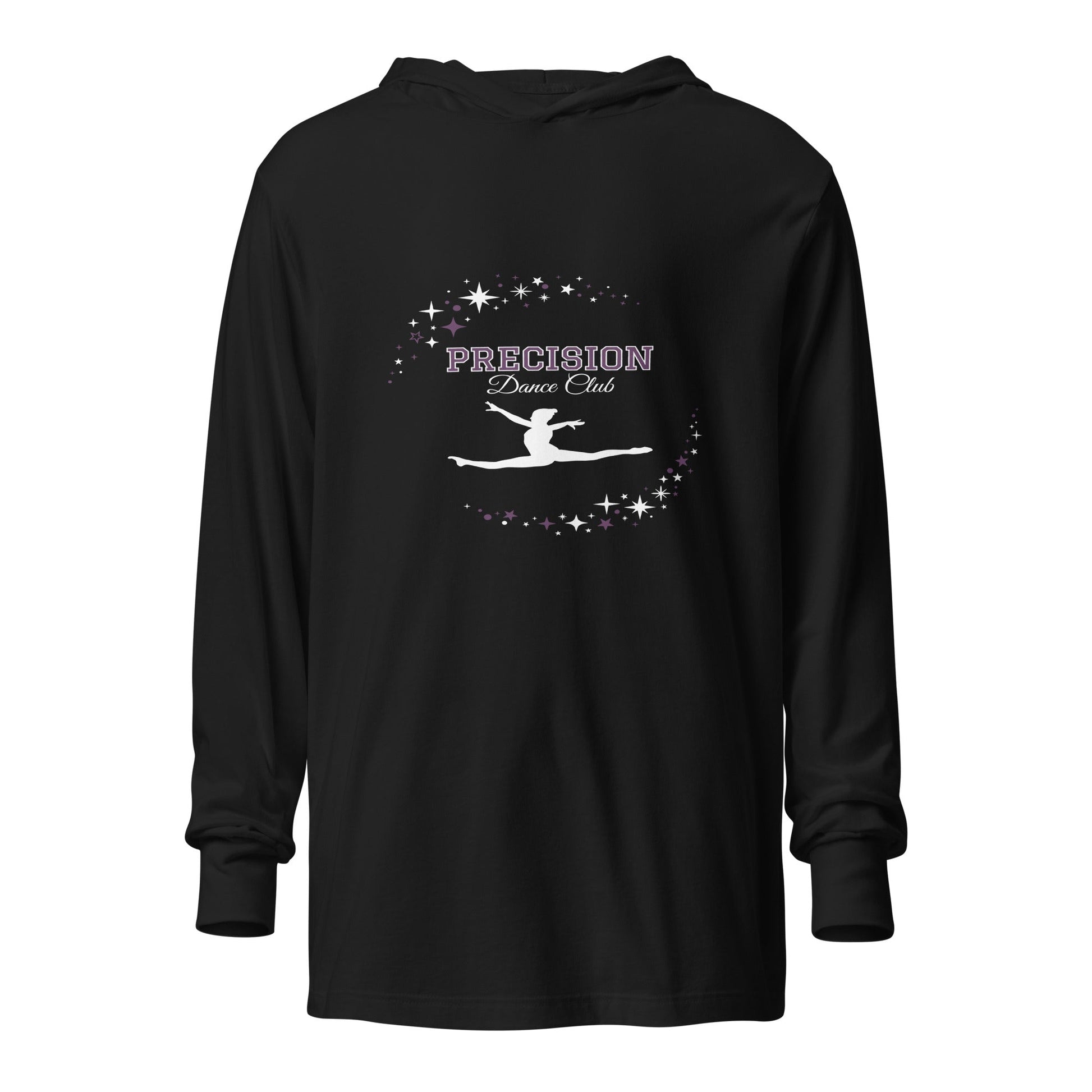 Performance | Hooded Long Sleeve T Shirt | Precision Dance Club
