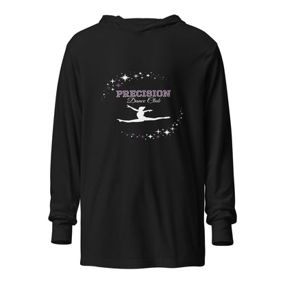 Performance | Hooded Long Sleeve T Shirt | Precision Dance Club