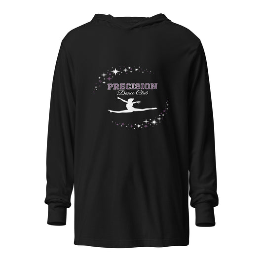Performance | Hooded Long Sleeve T Shirt | Precision Dance Club