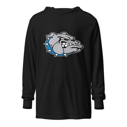 Performance | Hooded Long Sleeve T Shirt | Pretty Prairie Bulldog Football