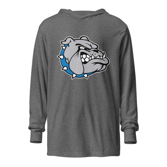 Performance | Hooded Long Sleeve T Shirt | Pretty Prairie Bulldog Football