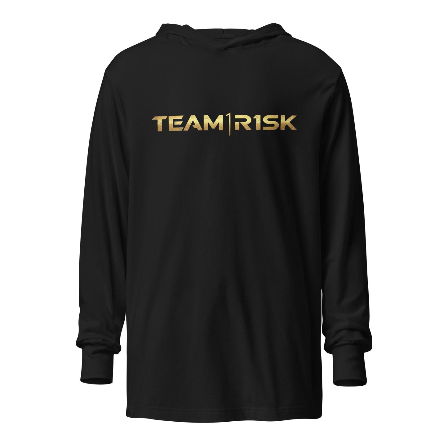 Performance | Hooded Long Sleeve T Shirt | R1SK.gg | Script Logo