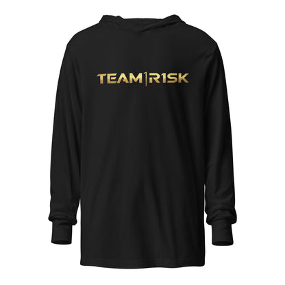 Performance | Hooded Long Sleeve T Shirt | R1SK.gg | Script Logo
